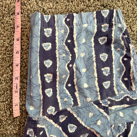 Vintage Sport Hartley Shirt Mens Small Blue Patterned Short Sleeve Casual - Picture 5 of 8